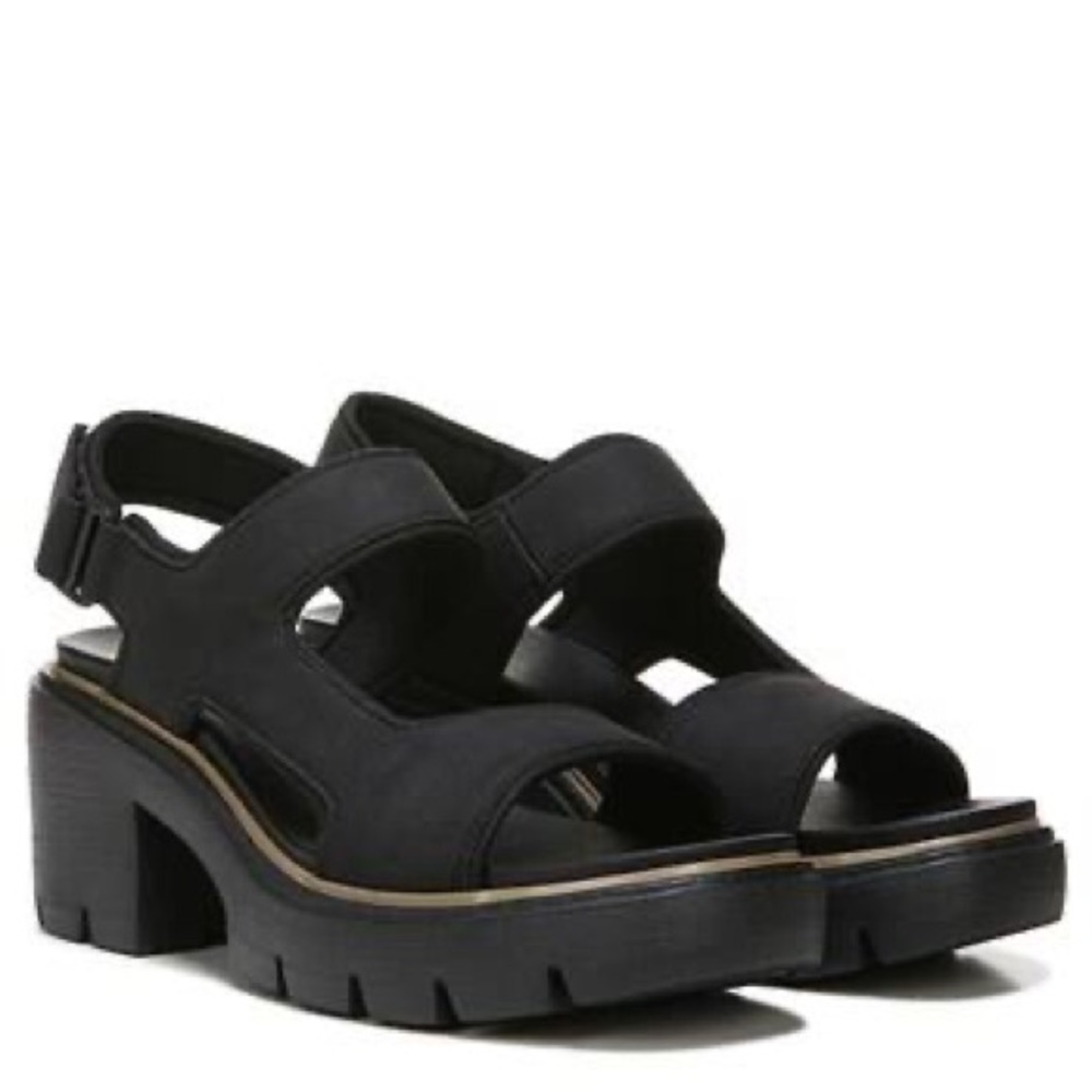 DR SCHOLL’S ALMOST THERE ANKLE  PLATFORM SANDAL